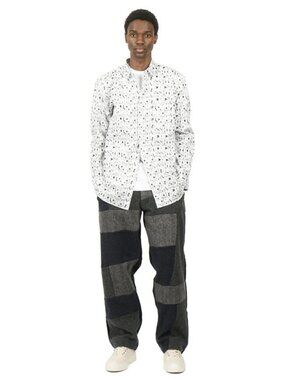 Comme des Garçons SHIRT x KAWS Classic Shirt in White/Print E, M NWT